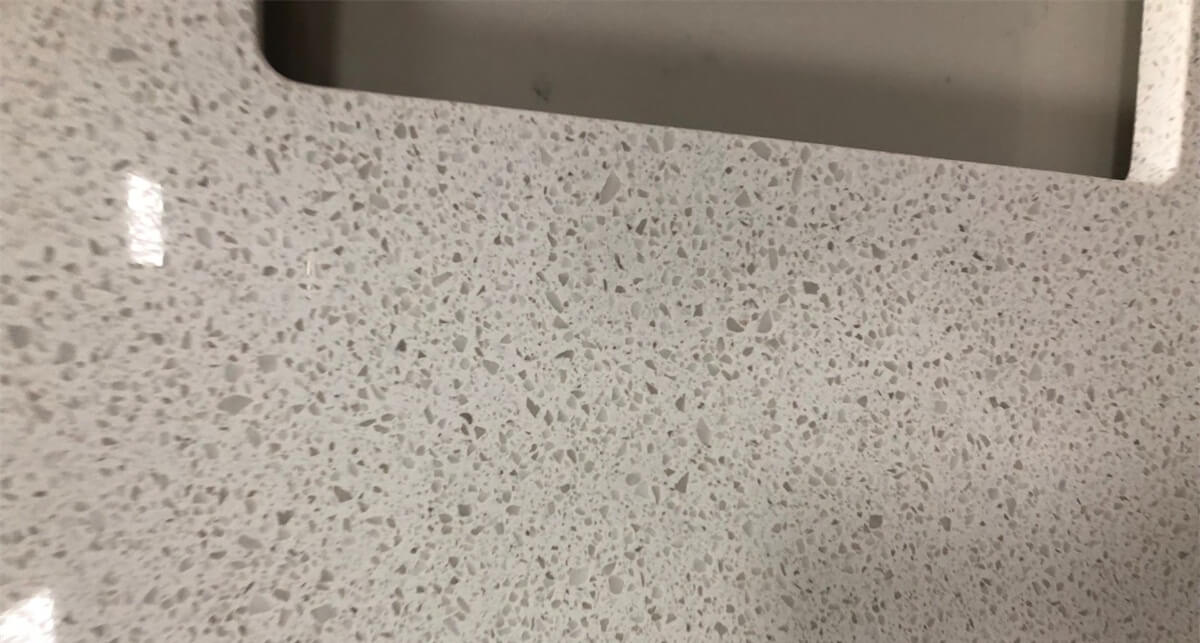 Customized Bathroom Worktop Quartz Stone Vanity Top