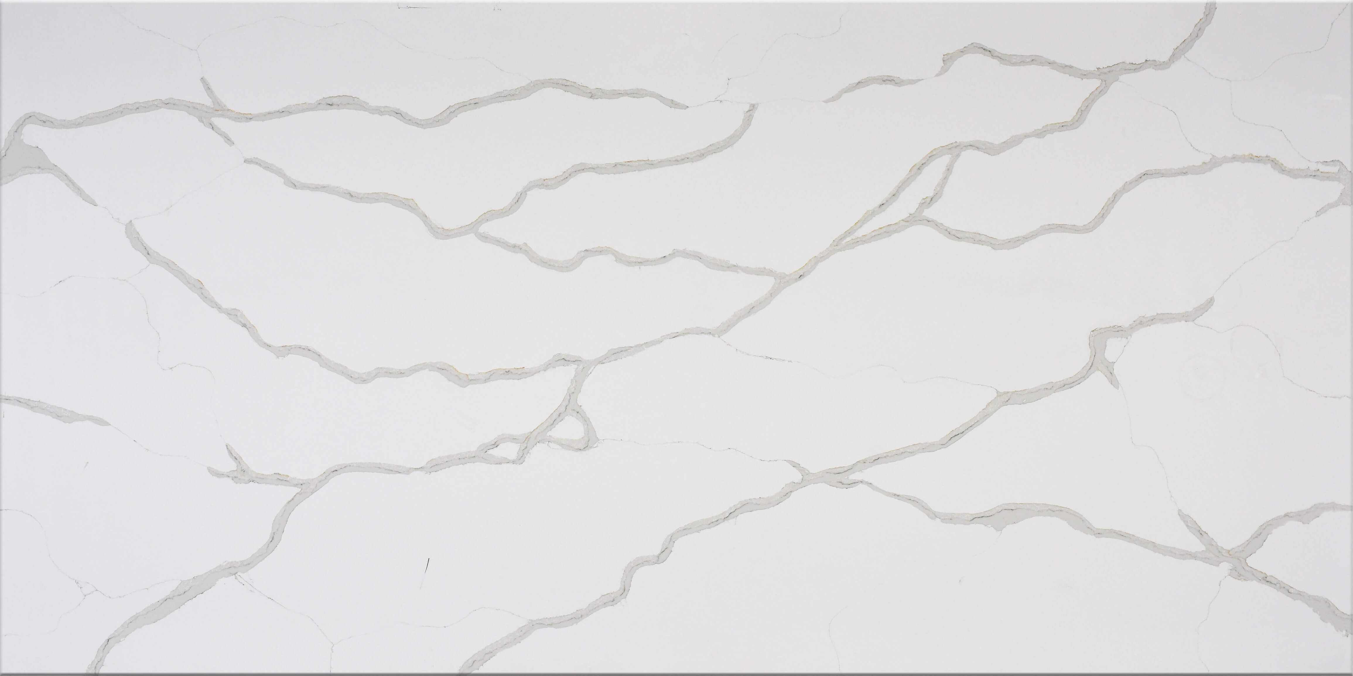 Light Gold Veins Calacatta Oro Quartz